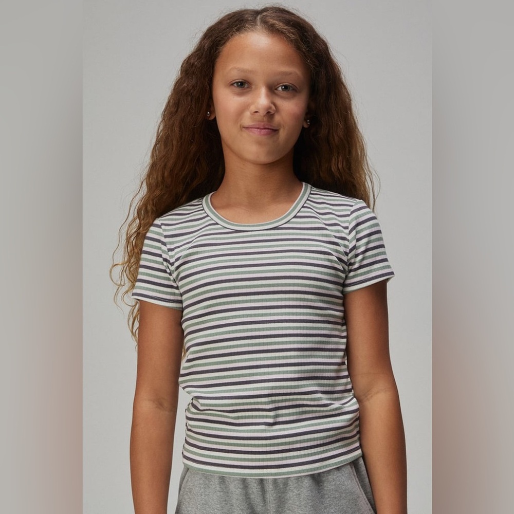 FULL TILT Essentials Girls Stripe Tee